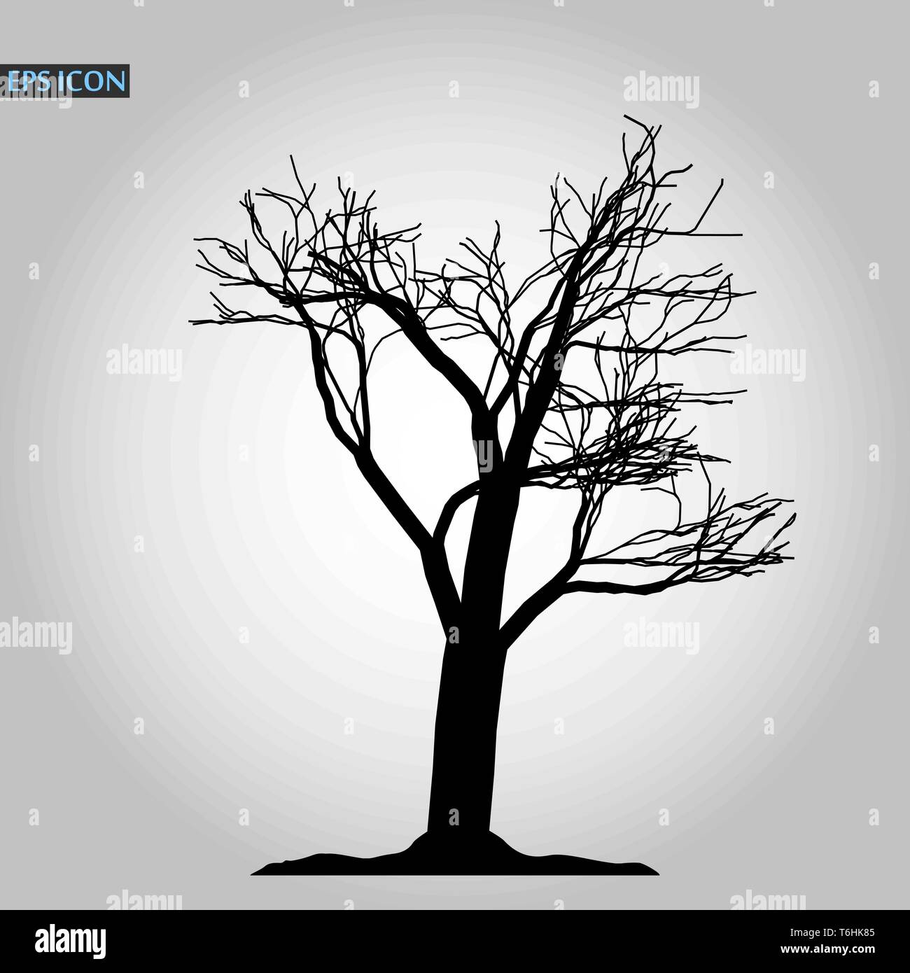 Tree icon. Forest symbol. Flat web sign on white background. Vector eps ...