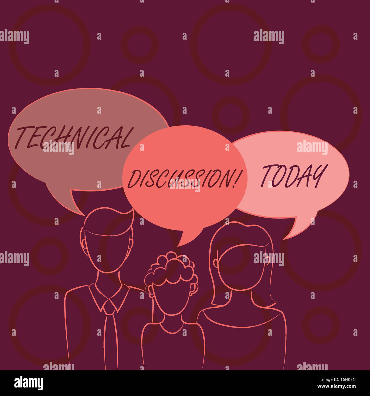 Word writing text Technical Discussion. Business photo showcasing ...