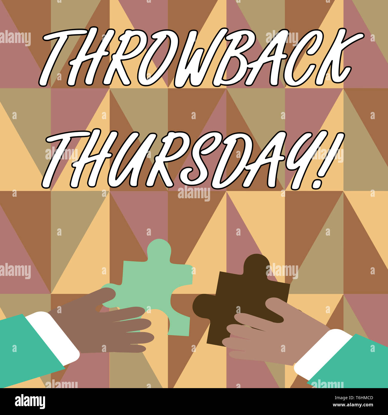 Handwriting text writing Throwback Thursday. Conceptual photo wistful