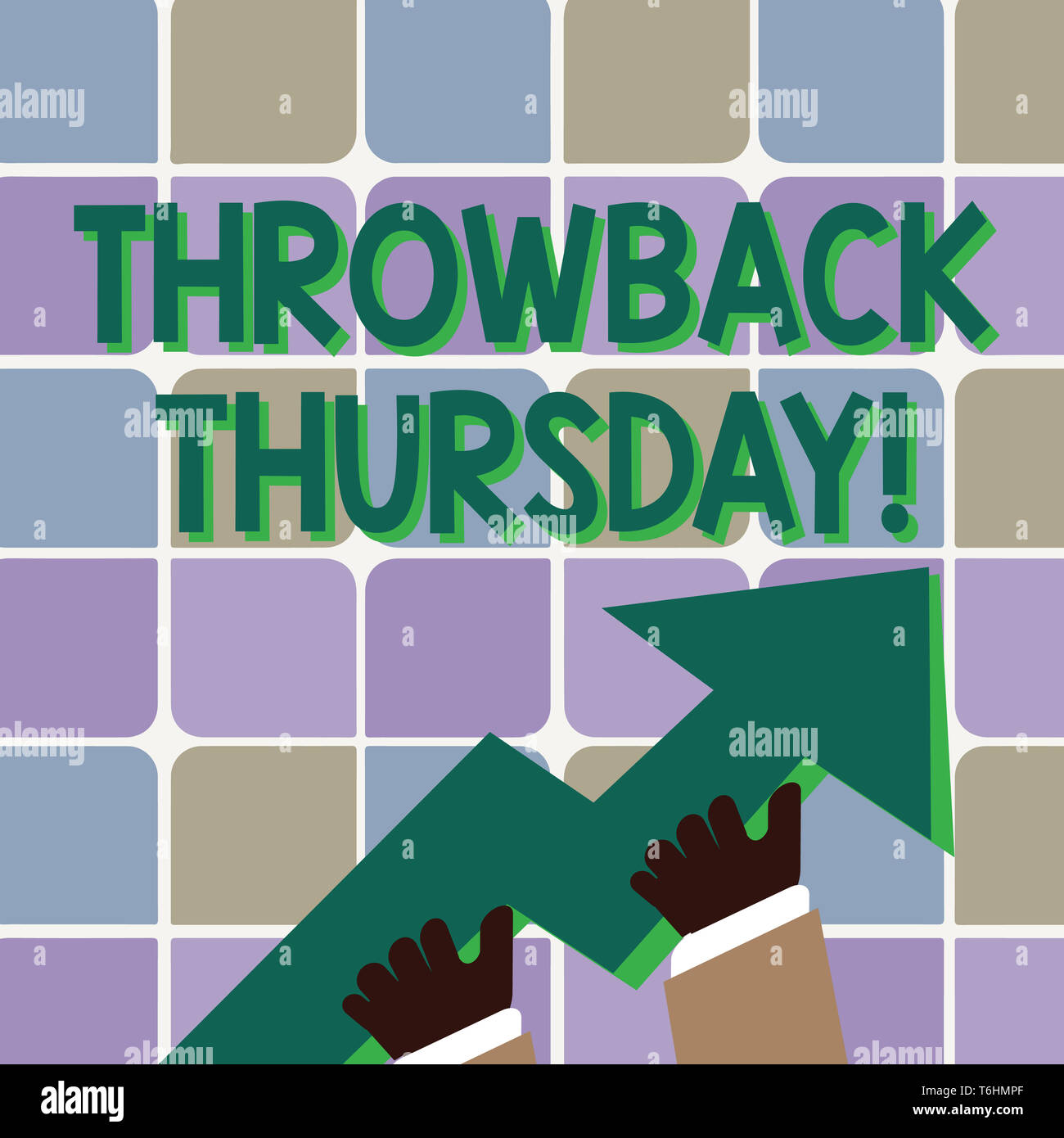 Conceptual hand writing showing Throwback Thursday. Concept meaning