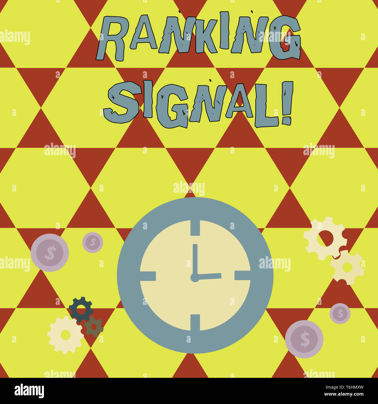 Conceptual hand writing showing Ranking Signal. Concept meaning ...