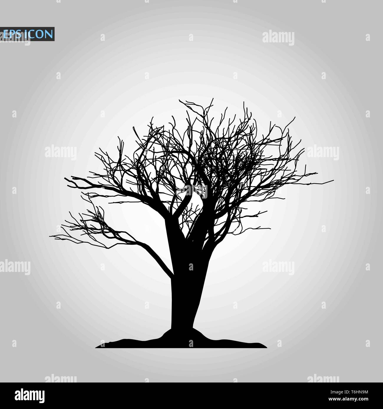 Tree icon. Forest symbol. Flat web sign on white background. Vector eps ...