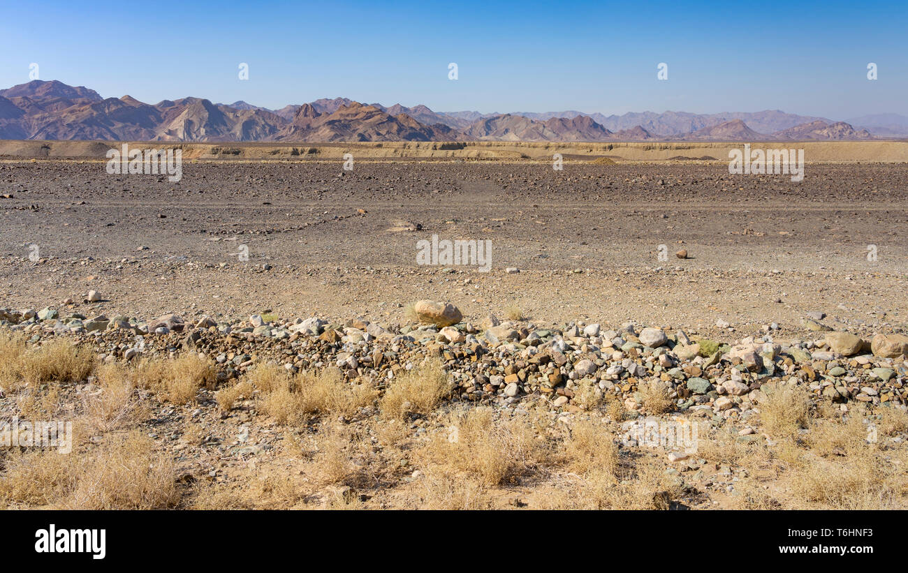 The beginning of the Rift Valley in the Danakil Depression in Ethiopia, Africa Stock Photo