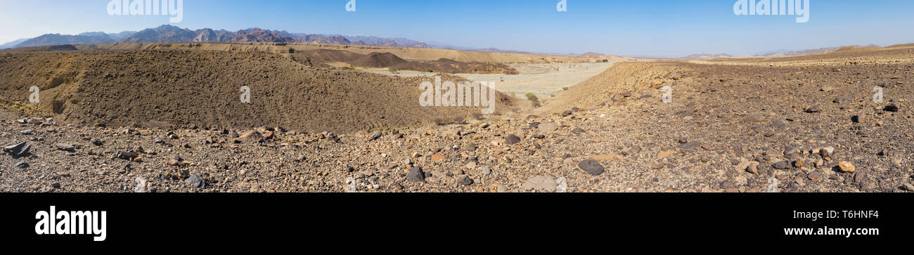 The beginning of the Rift Valley in the Danakil Depression in Ethiopia, Africa Stock Photo