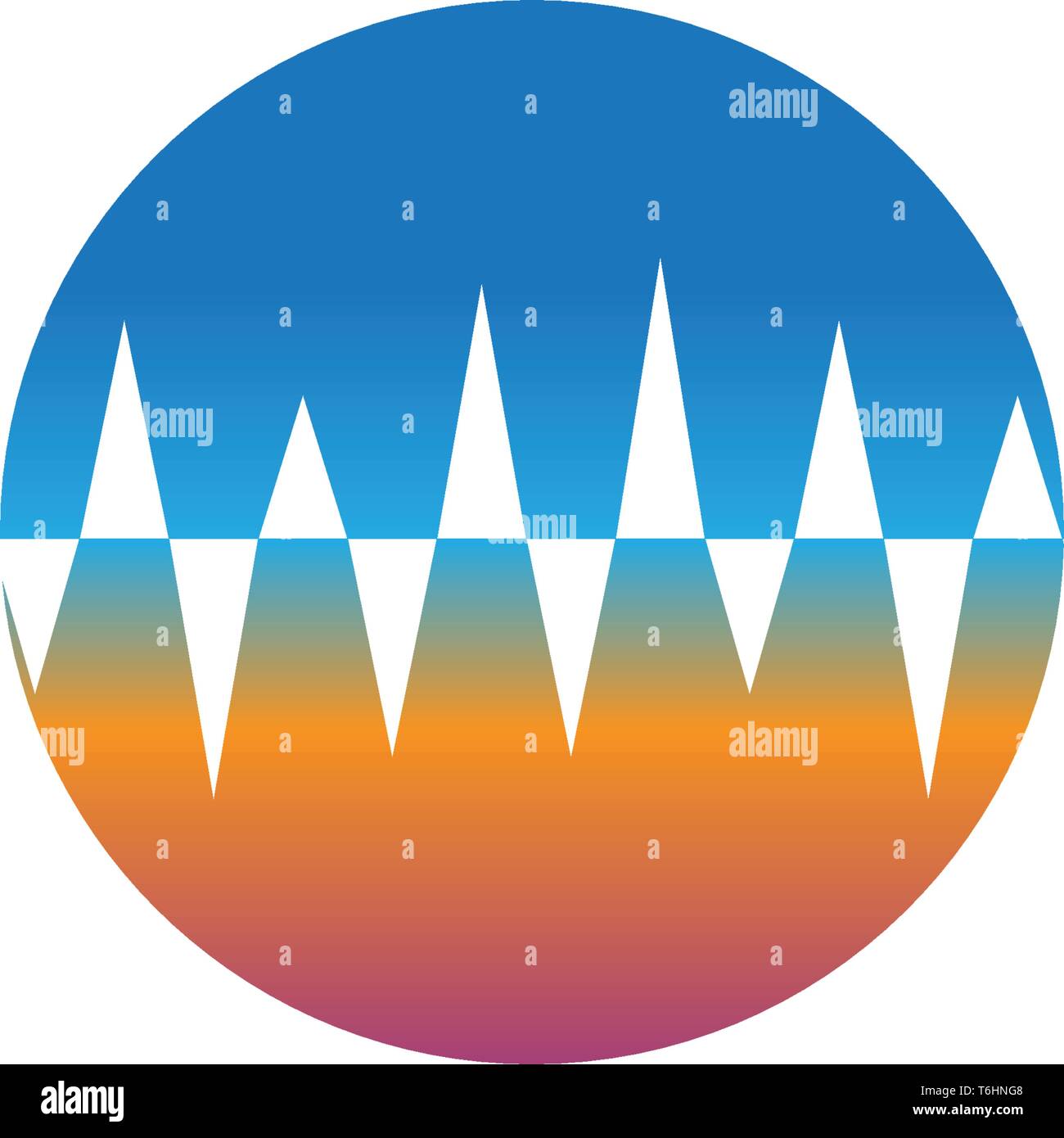 sound wave ilustration logo and vector icon template Stock Vector