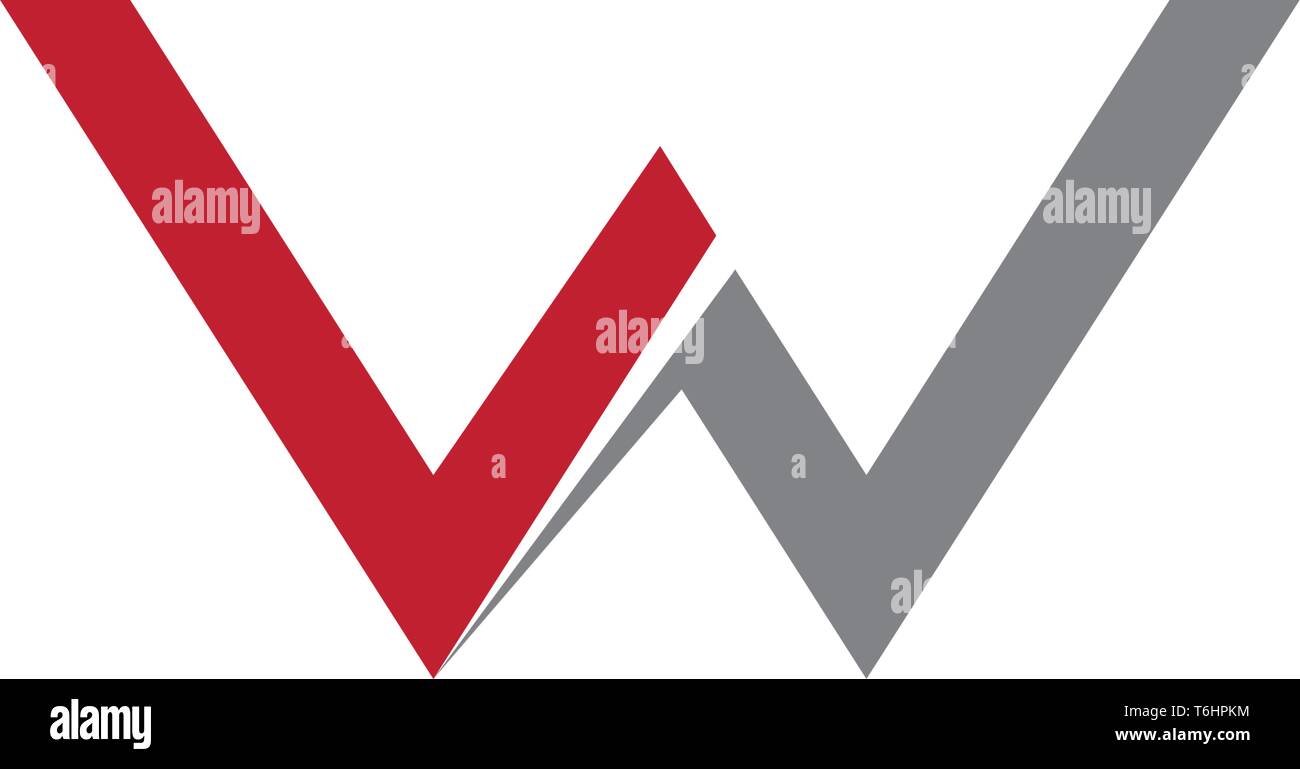 W logo and symbol vector business Stock Vector Image & Art - Alamy