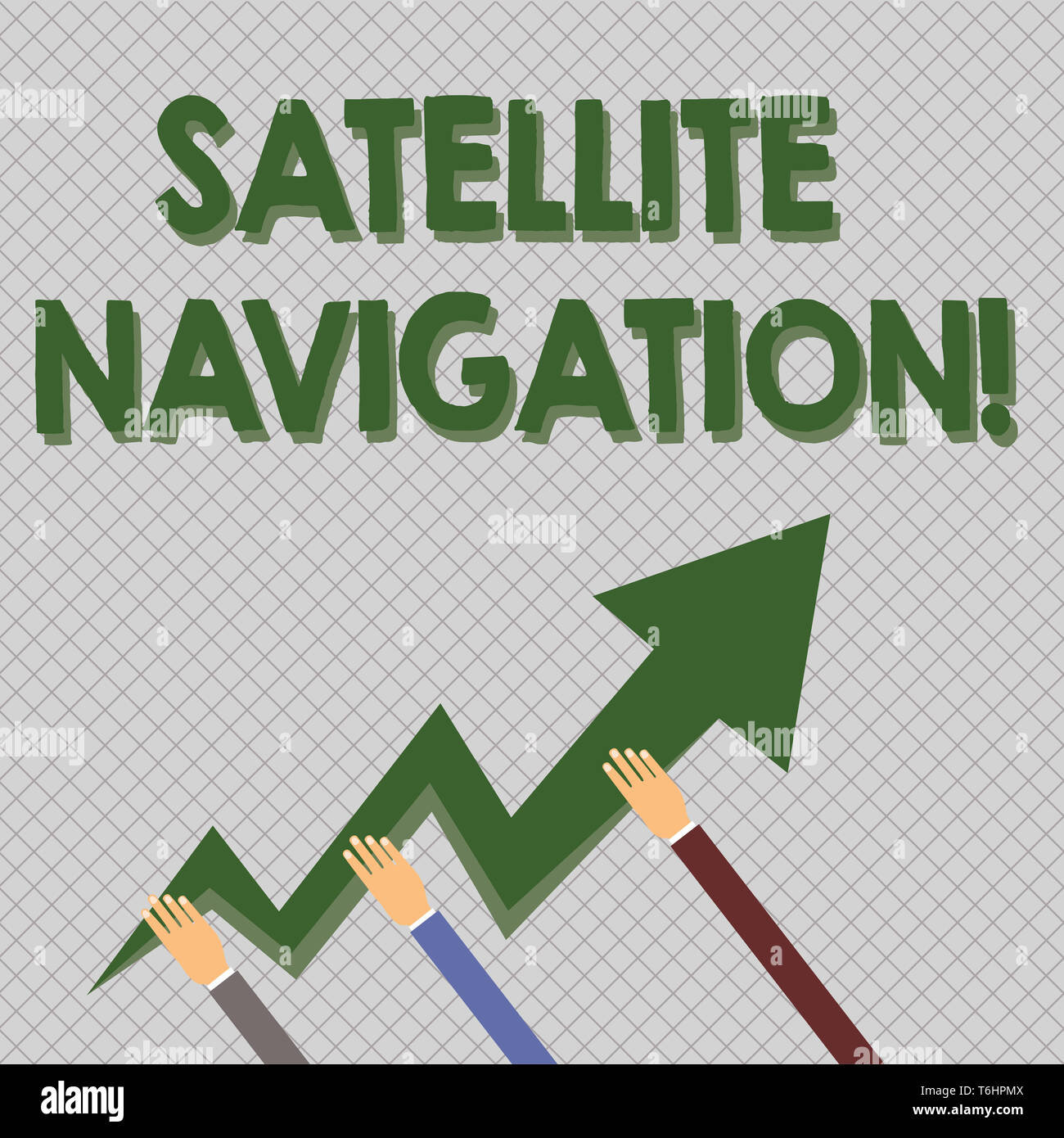 Conceptual hand writing showing Satellite Navigation. Concept meaning