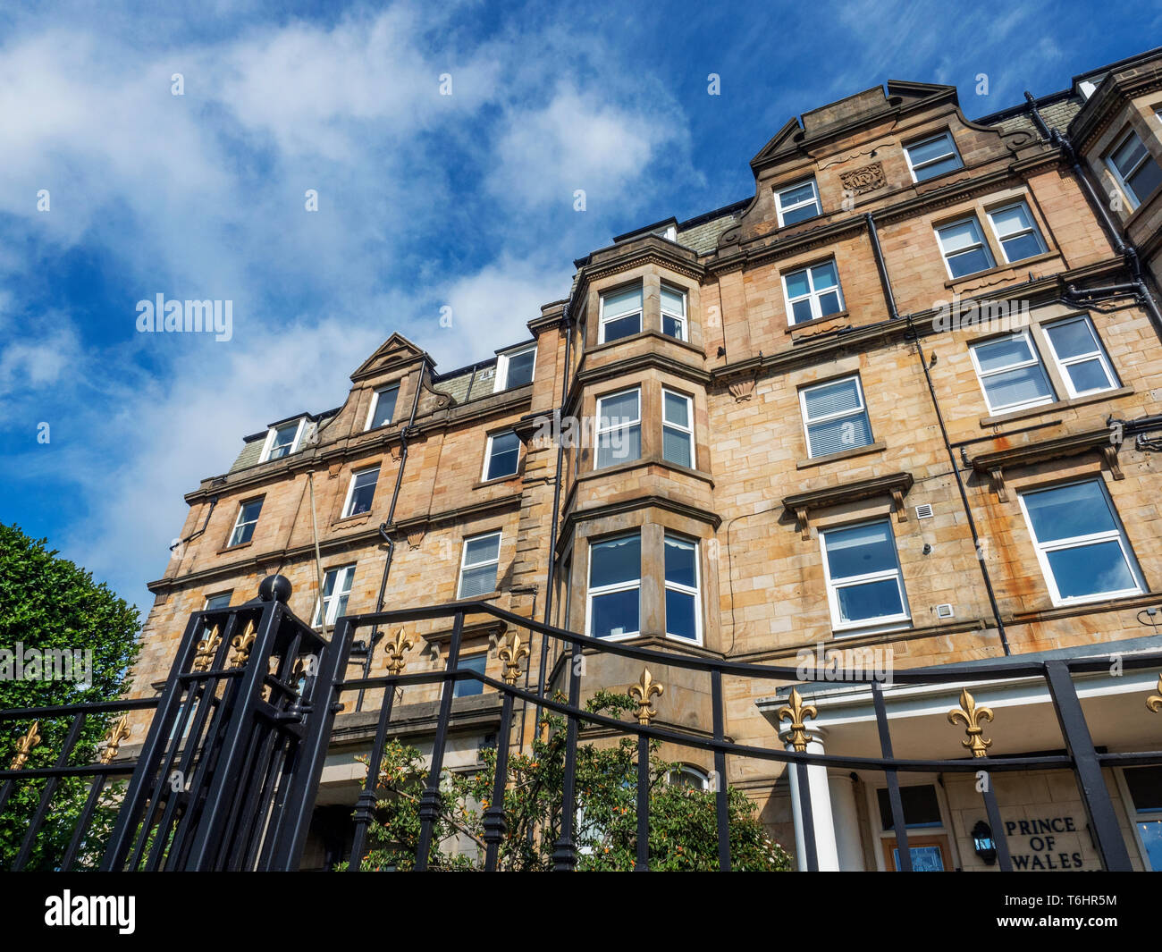 Prince of Wales Mansions from York Place Harrogate North Yorkshire England Stock Photo