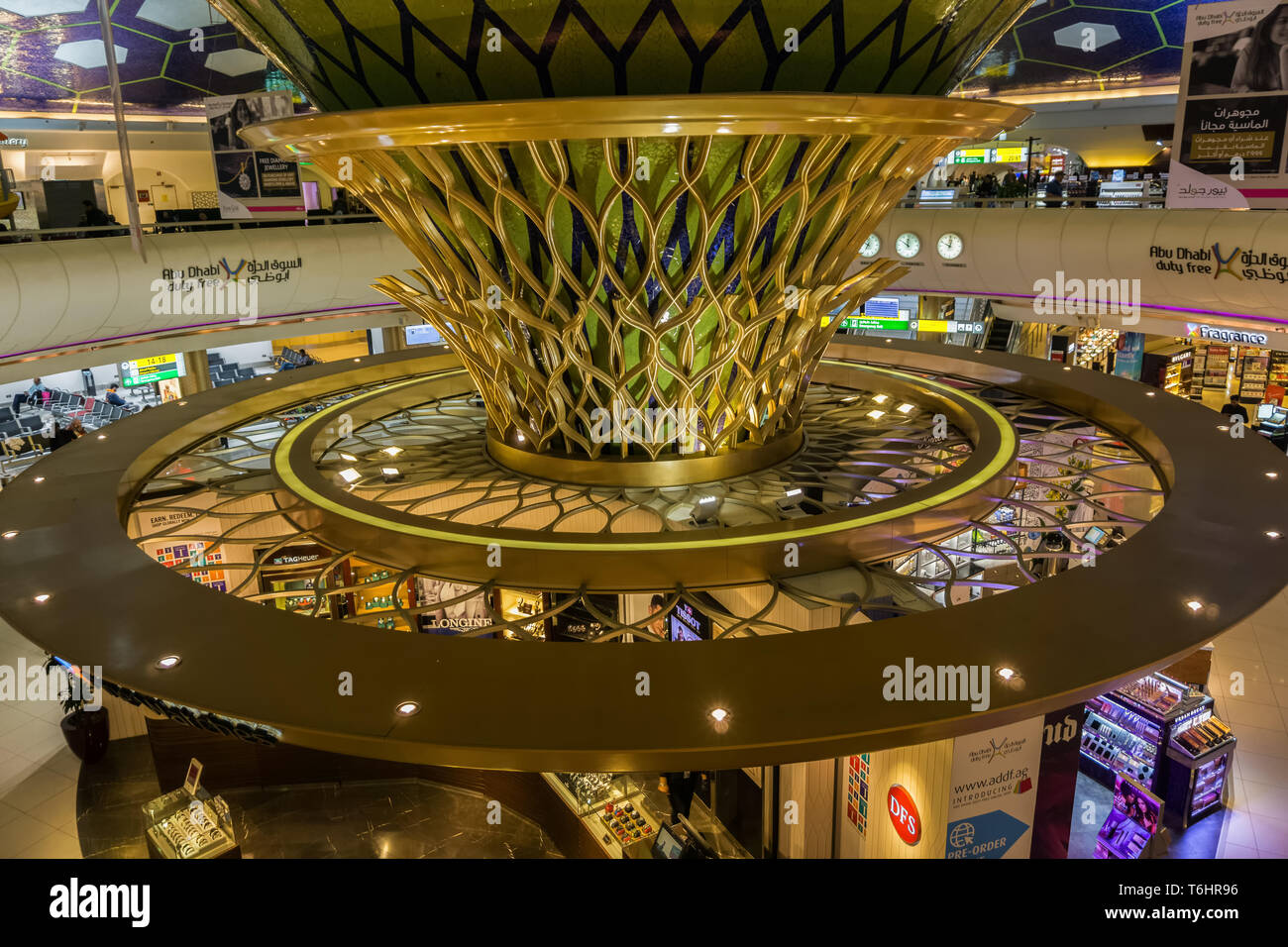 ABU DHABI,UNITED ARAB EMIRATES,APRIL 09,2019 The airport This is the