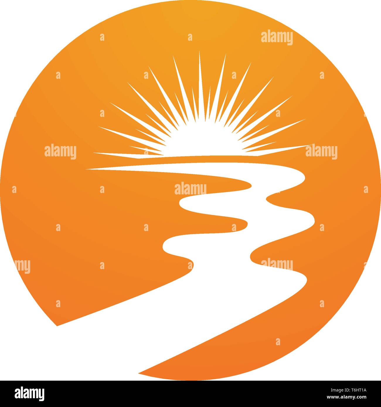 River Logo Template vector icon illustration Stock Vector Image & Art ...