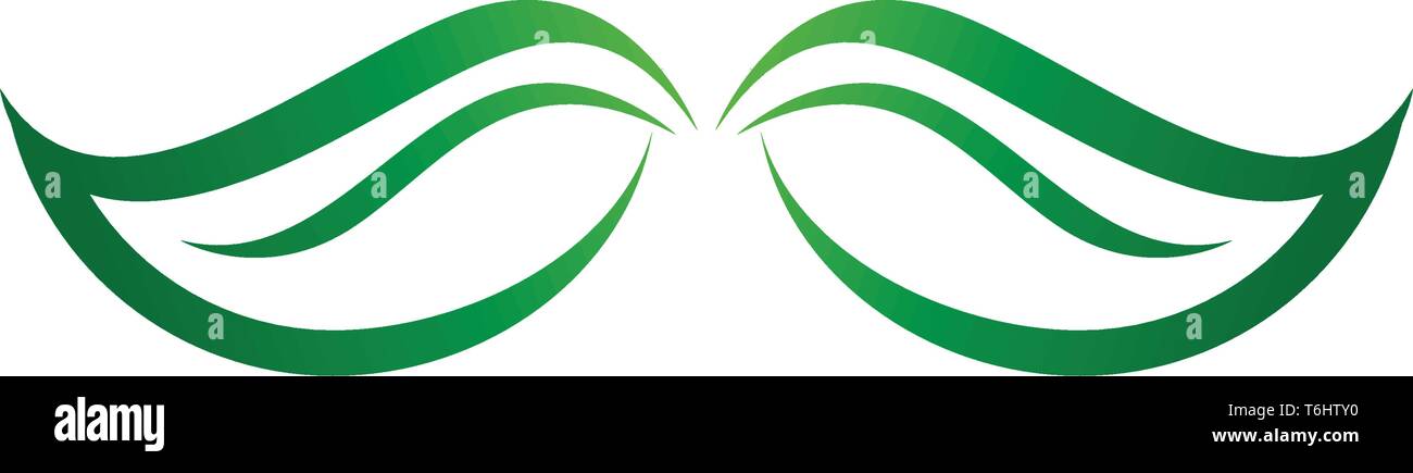 Leaf green nature logo and symbol health Stock Vector Image & Art - Alamy