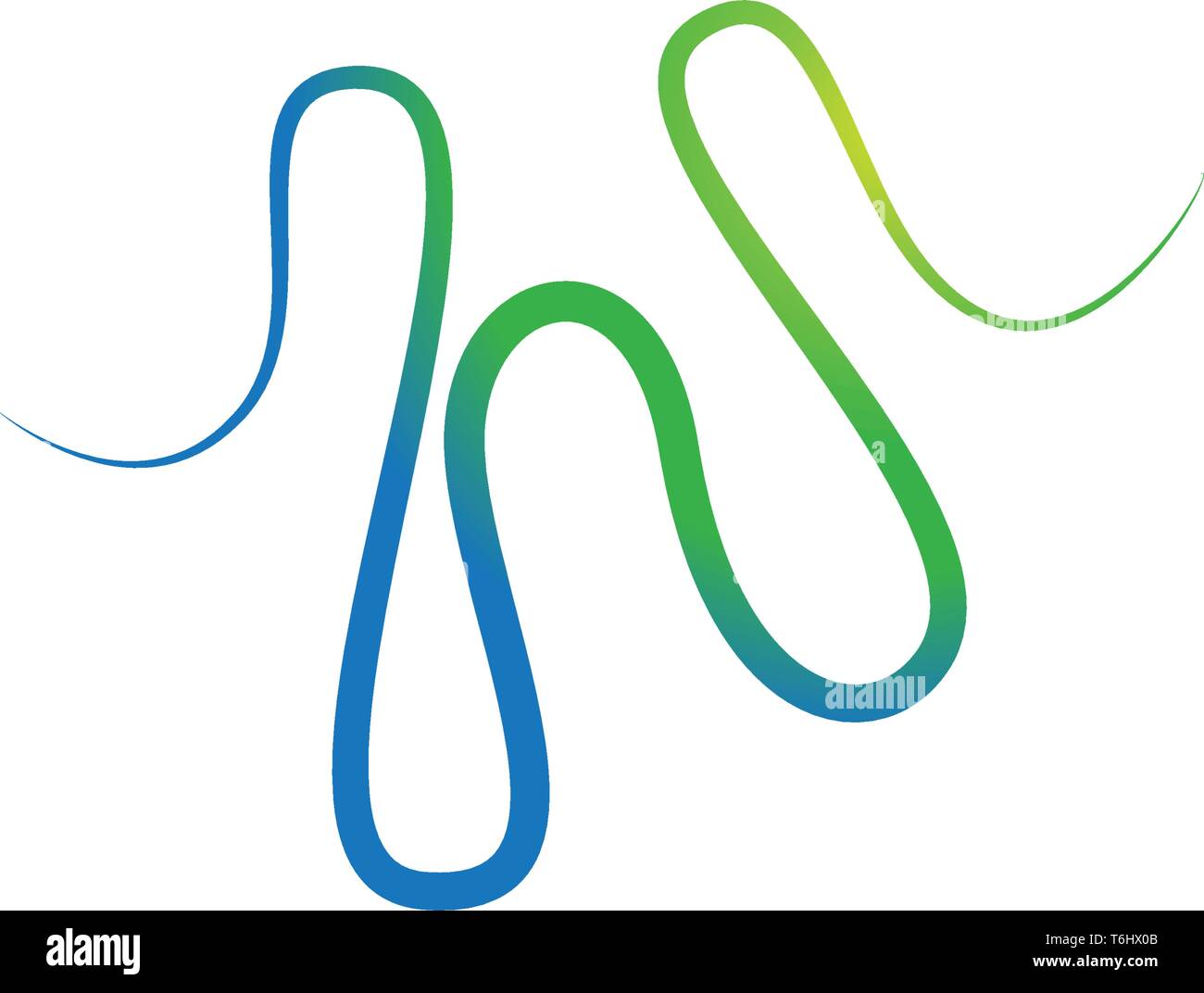 sound wave ilustration logo vector icon template Stock Vector