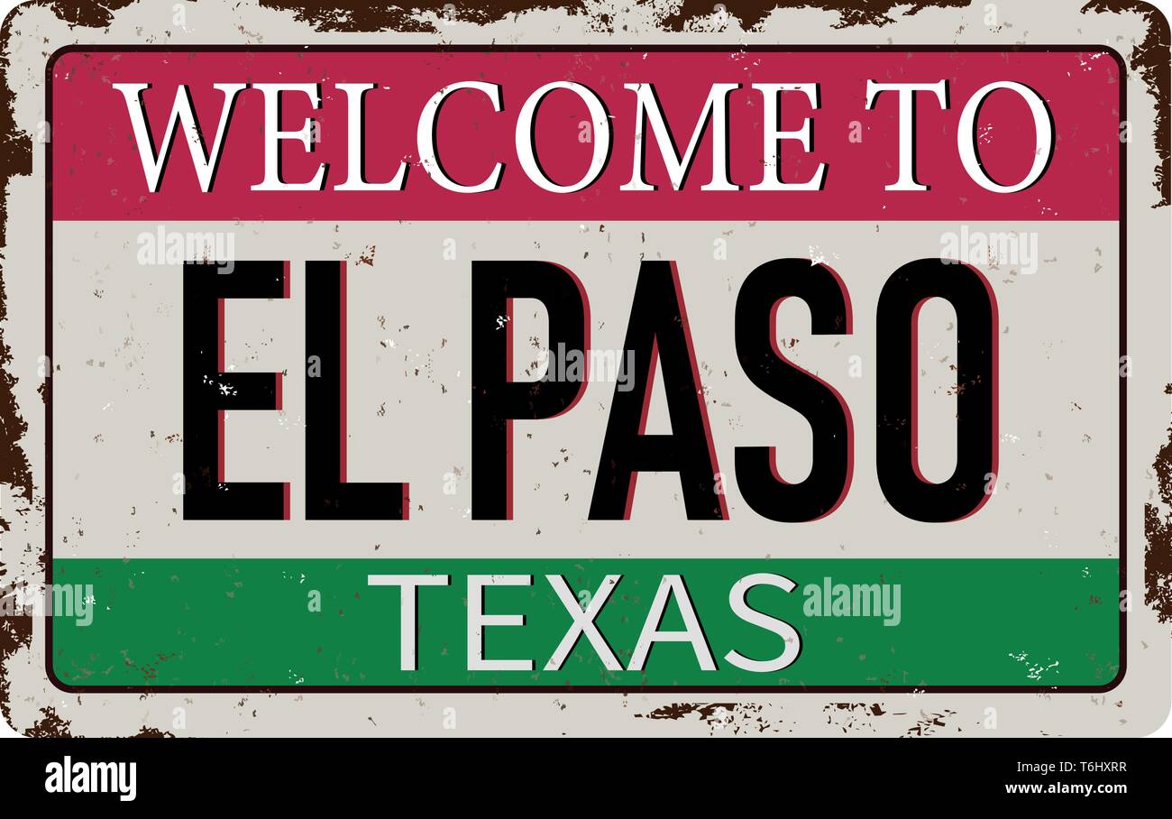 Old el paso sign Stock Vector Images Alamy