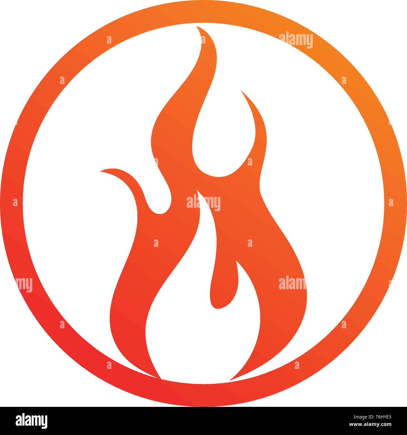 Fire flame vector illustration design template Stock Vector Image & Art ...