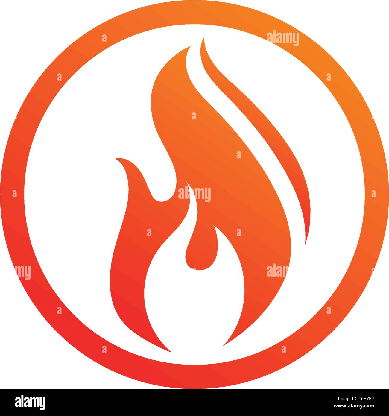 Fire flame vector illustration design template Stock Vector Image & Art ...