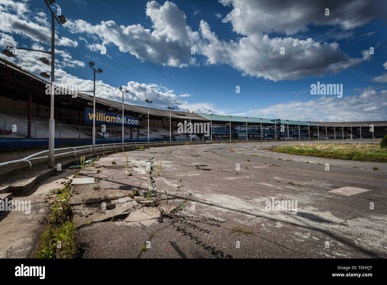 Wimbledon Greyhound Stadium, the last chance to see before it was demolished Stock Photo