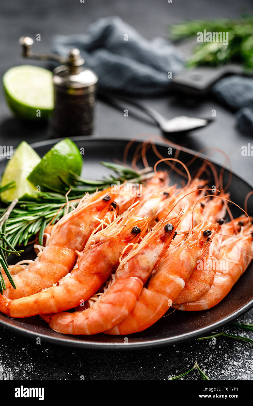 Boiled Prawn Spicy king prawn recipe hi-res stock photography and images - Alamy