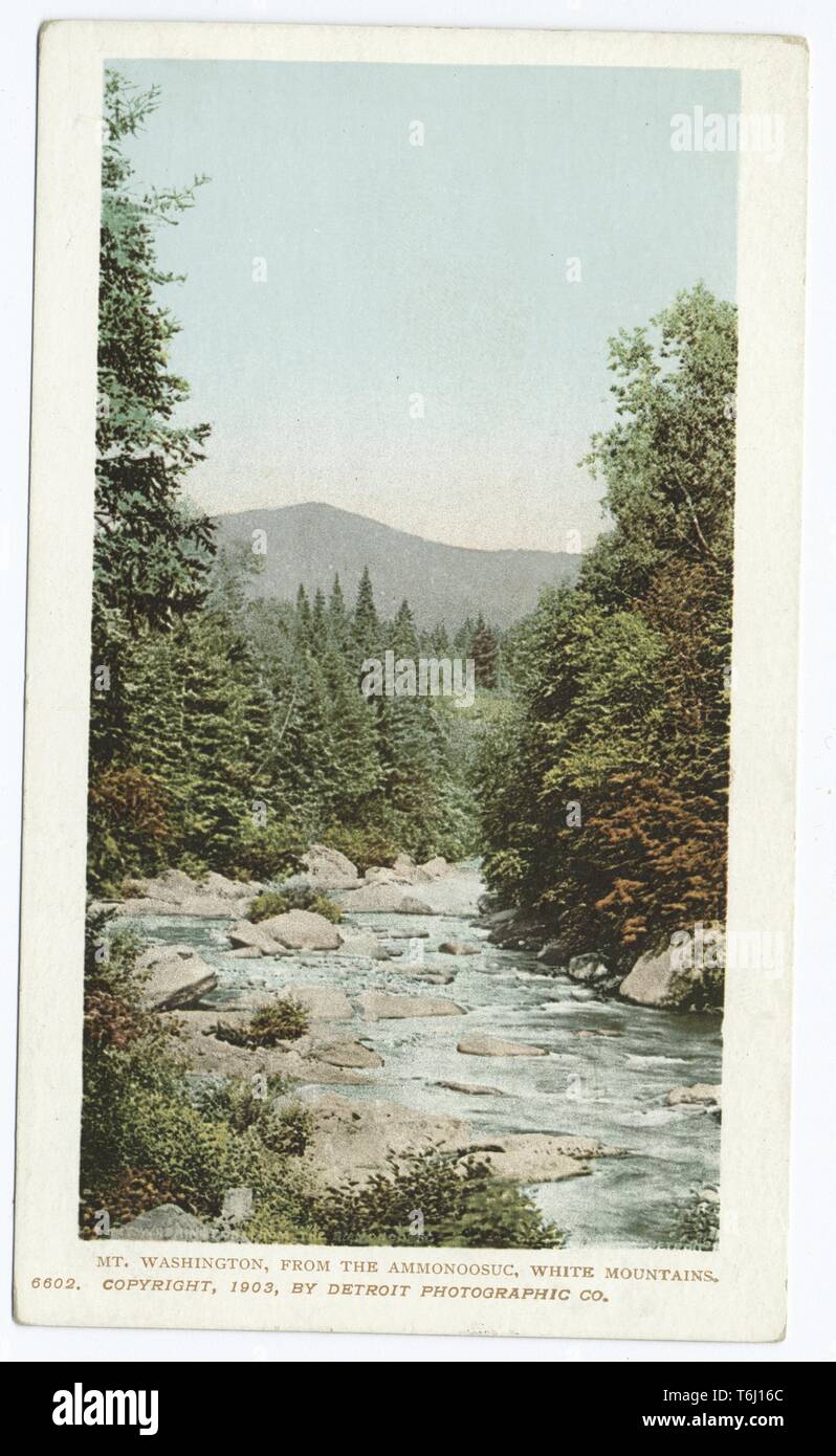 Carte Postale Ancienne Gorham NH - Escalade Mont Washington - 1914 - RPPC