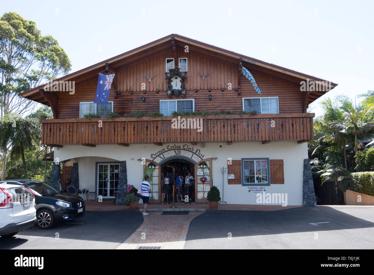 Bavarian Style Cuckoo clock store Stock Photo Alamy