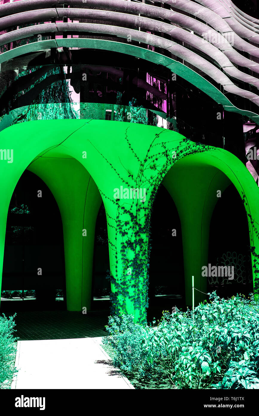 Modern Architecture, building, contemporary arches Stock Photo Alamy