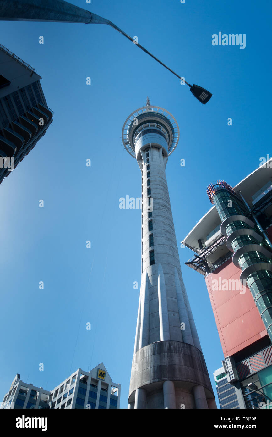 The Sky Tower, used for and as an observation tower