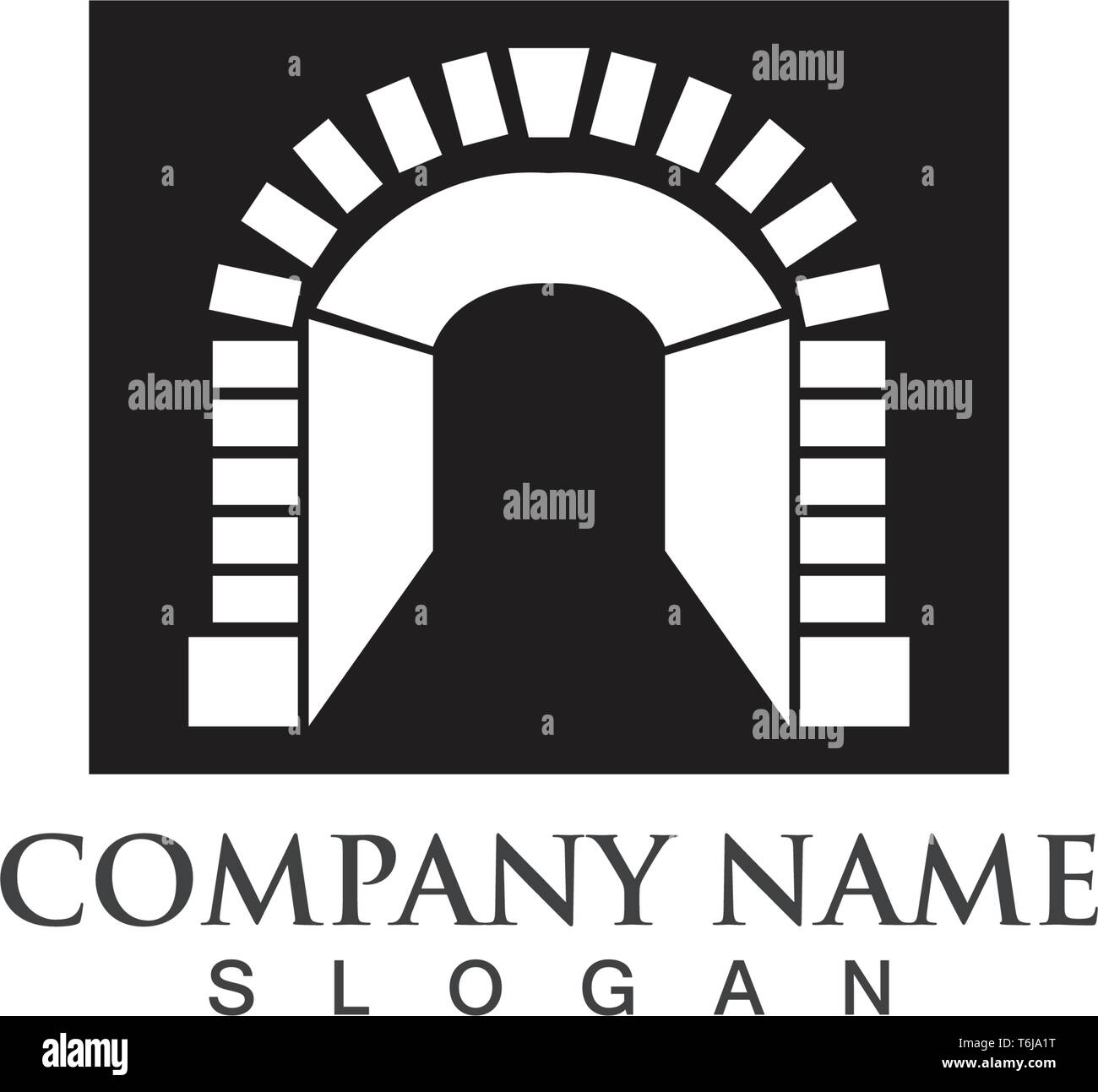 fortress logo and symbols black vector Stock Vector Image & Art - Alamy