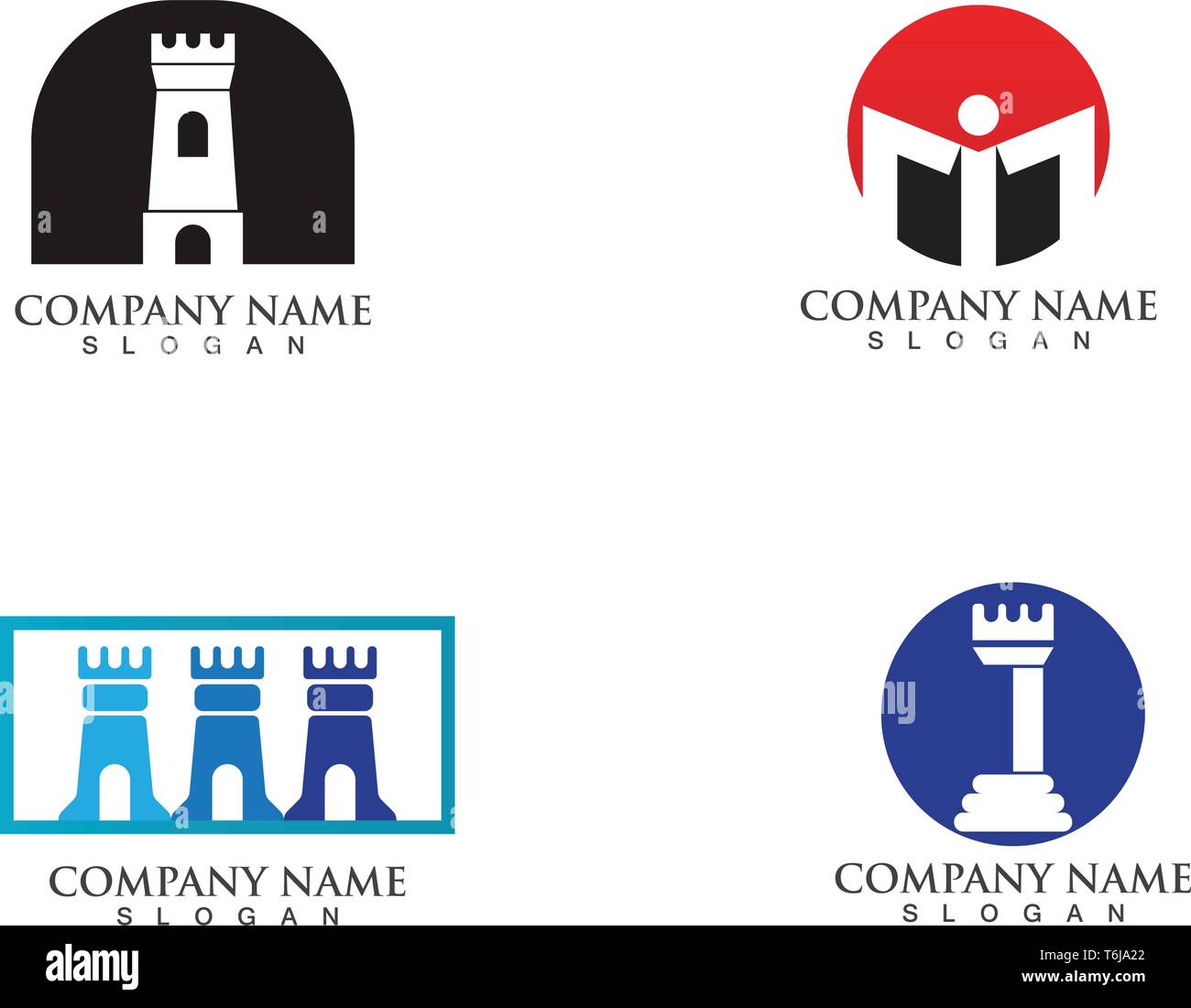 fortress logo and symbols black vector Stock Vector Image & Art - Alamy