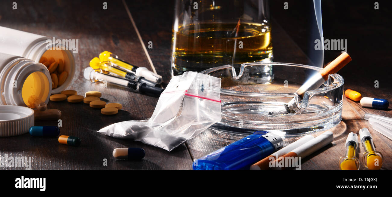 Addictive substances hi-res stock photography and images - Alamy