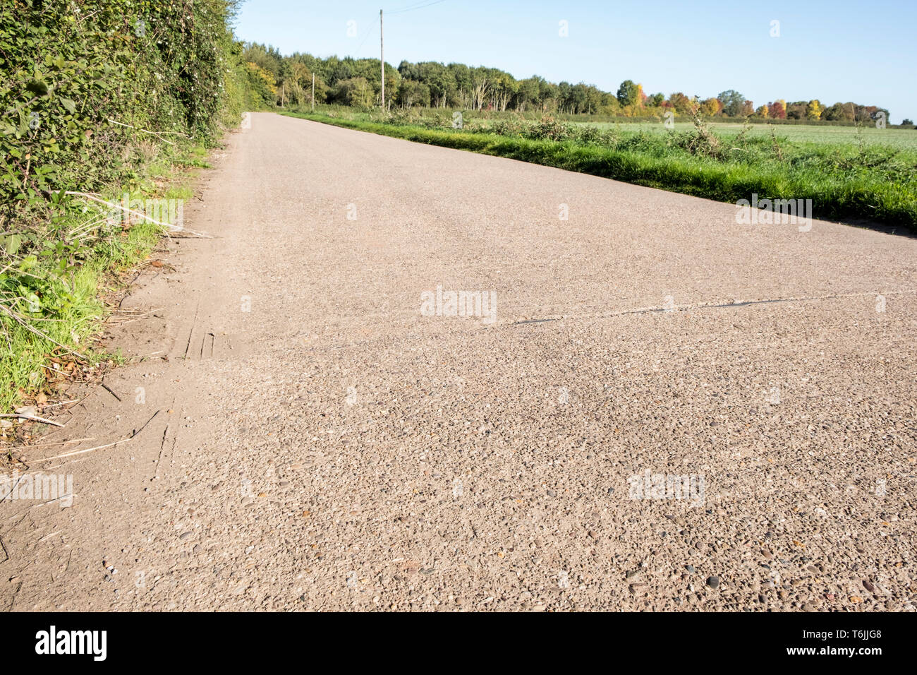 Concrete road, Nottinghamshire, England, UK Stock Photo Alamy