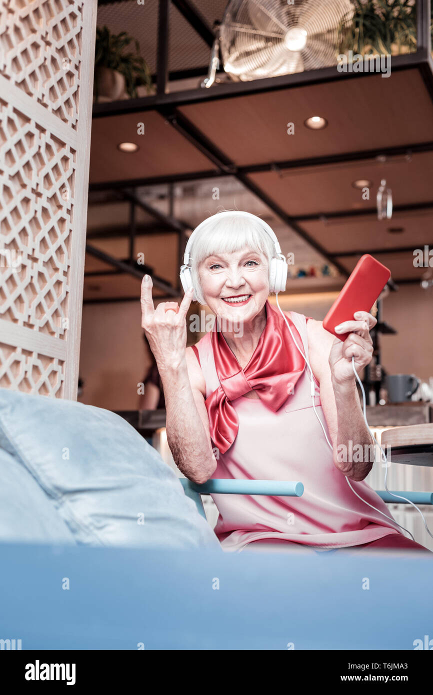 Stylish old lady hi-res stock photography and images - Alamy