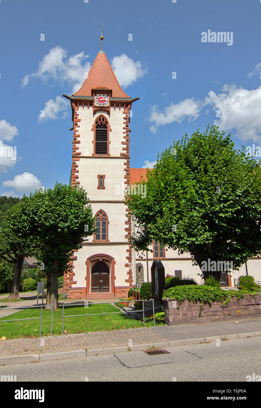 Church St. Blasius in Buchenbach, Black Forest Stock Photo