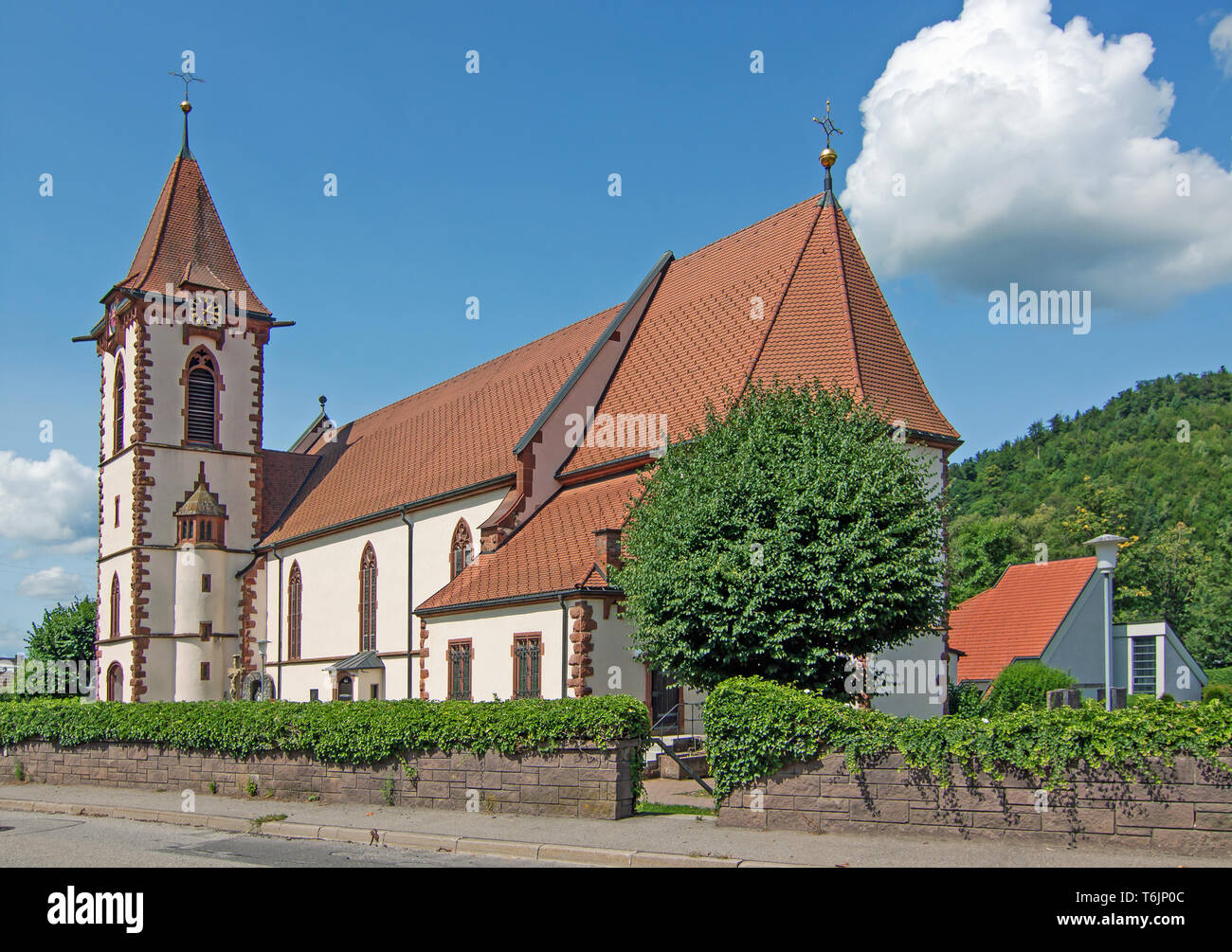 Church St. Blasius in Buchenbach, Black Forest Stock Photo