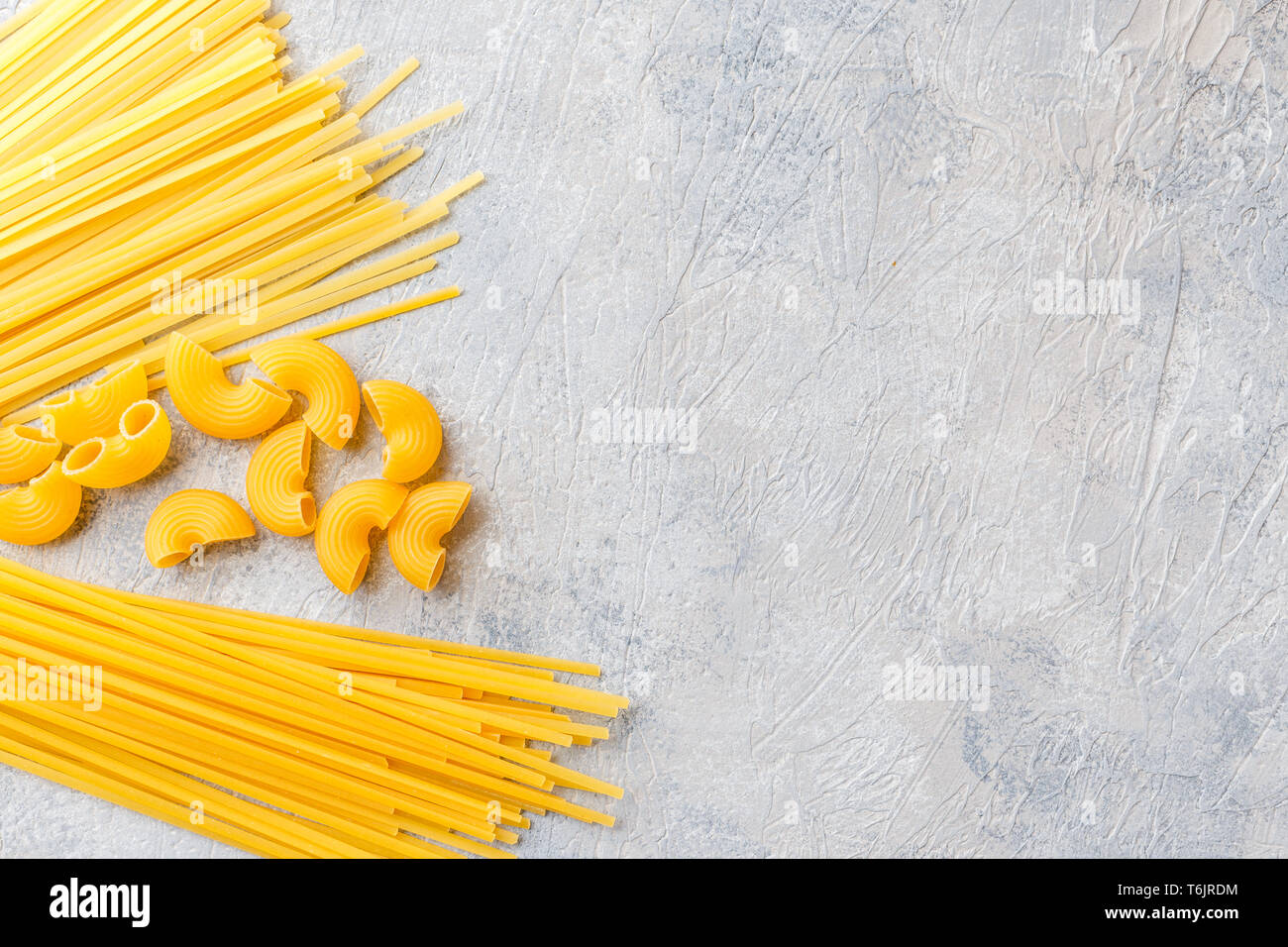 Different types of pasta Stock Photo - Alamy