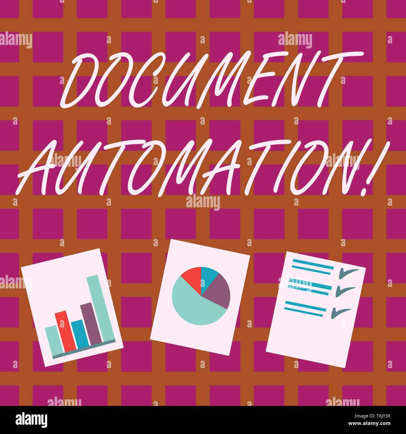 Conceptual hand writing showing Document Automation. Concept meaning