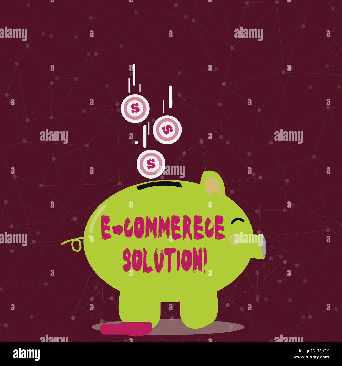 Handwriting Text Writing E Commerce Solution Conceptual Photo