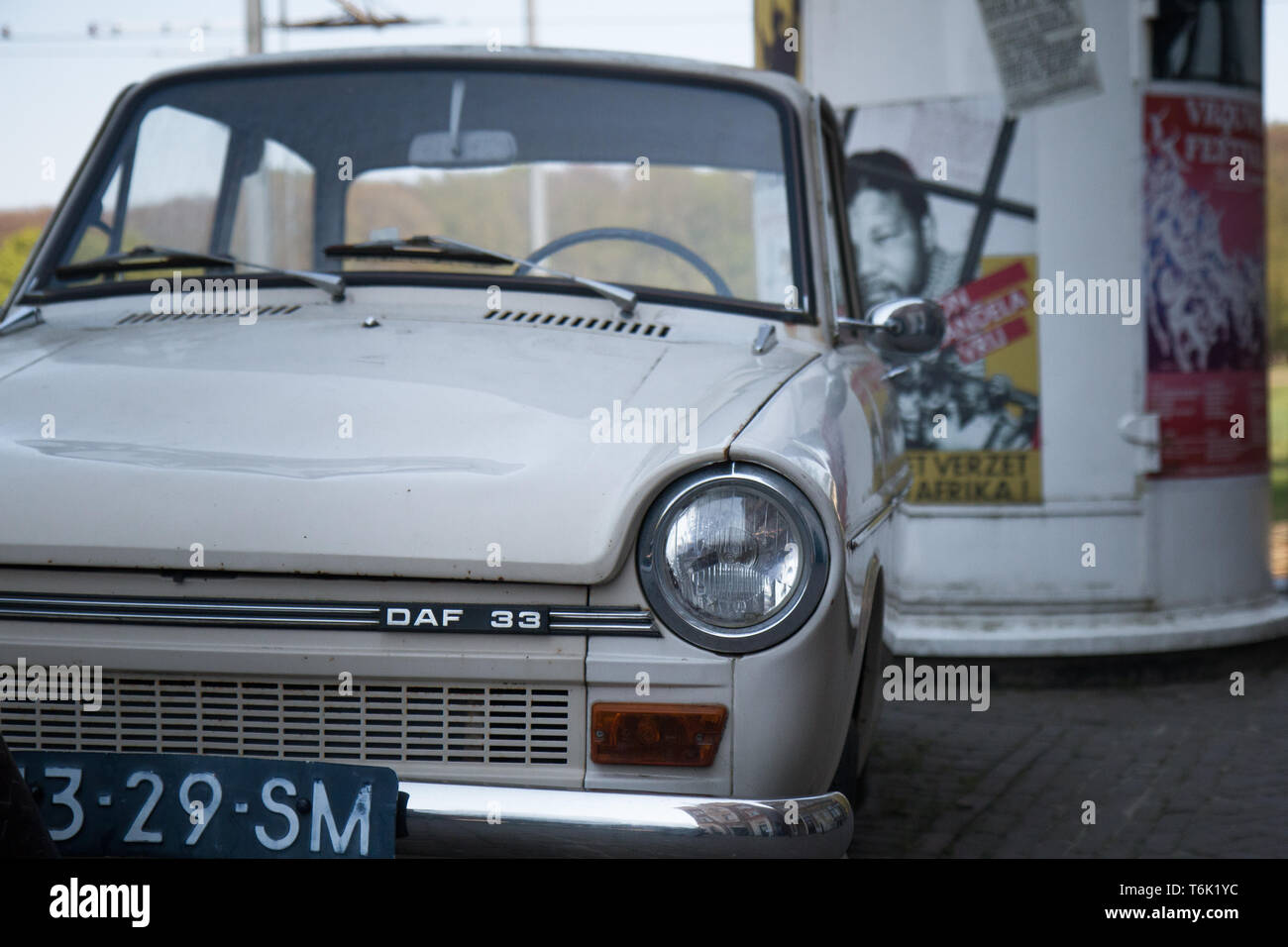 Open Air Museum Vintage cars - renault - DAF 33 Stock Photo