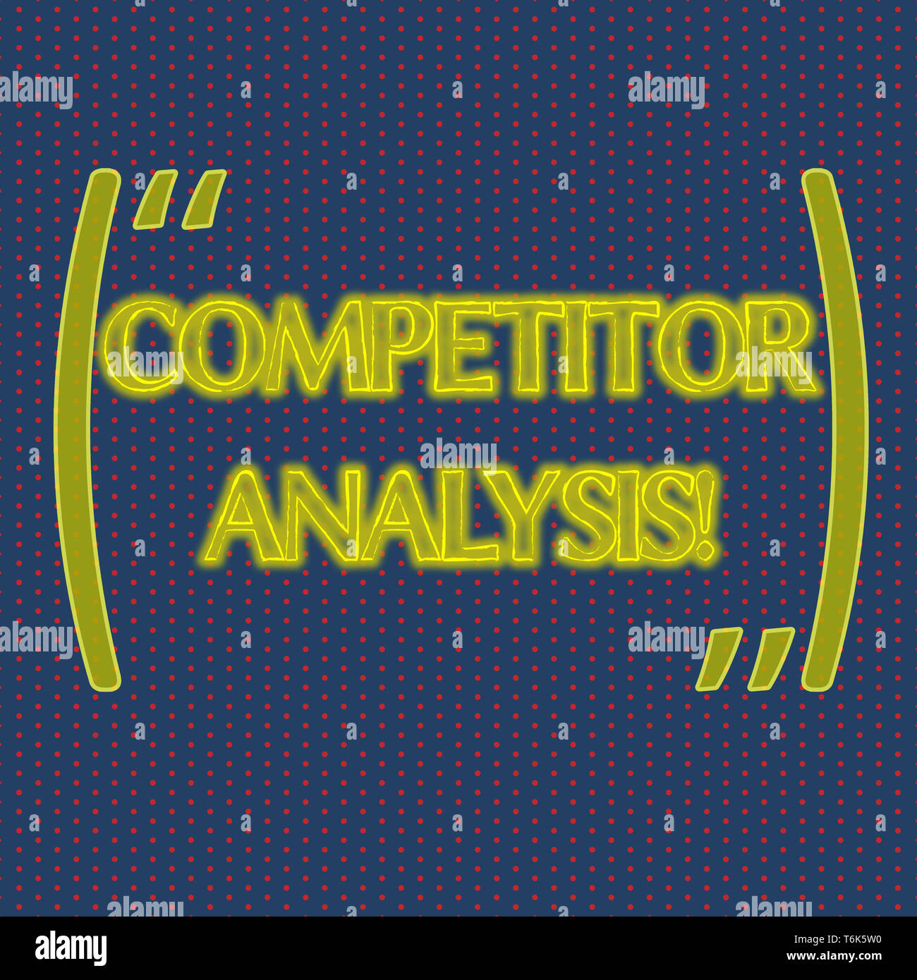 Writing note showing Competitor Analysis. Business concept for ...