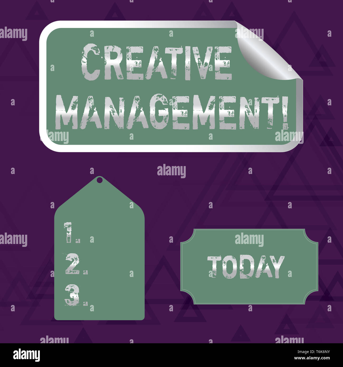 Writing note showing Creative Management. Business concept for Managing ...