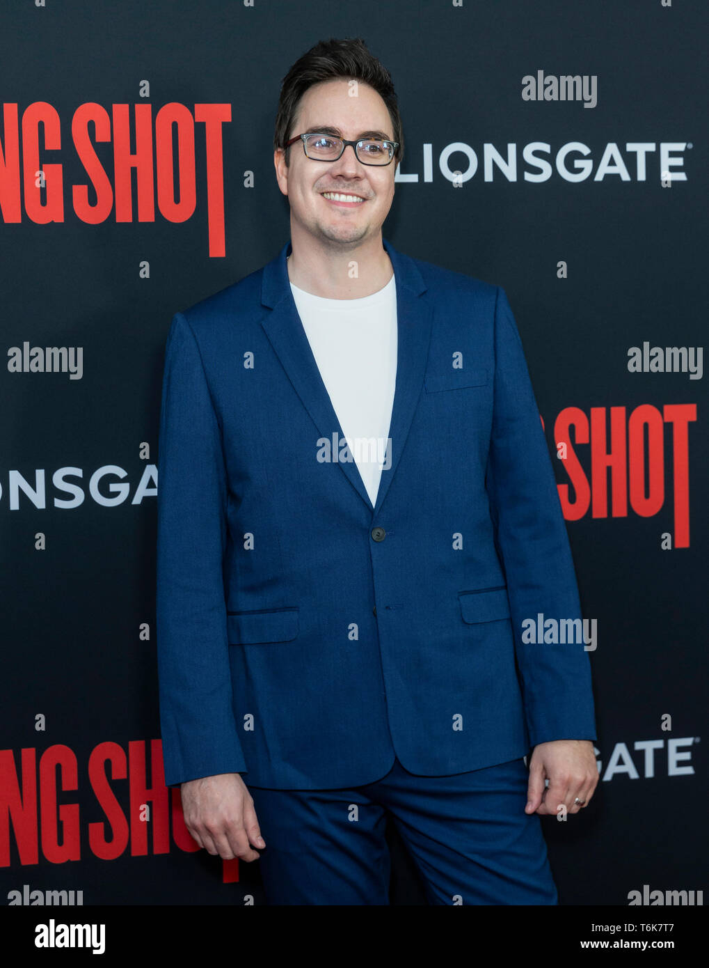 New York, NY - APRIL 30: Miles Hankins attends the premiere of 'Long Shot' at AMC Lincoln Square Theater Stock Photo