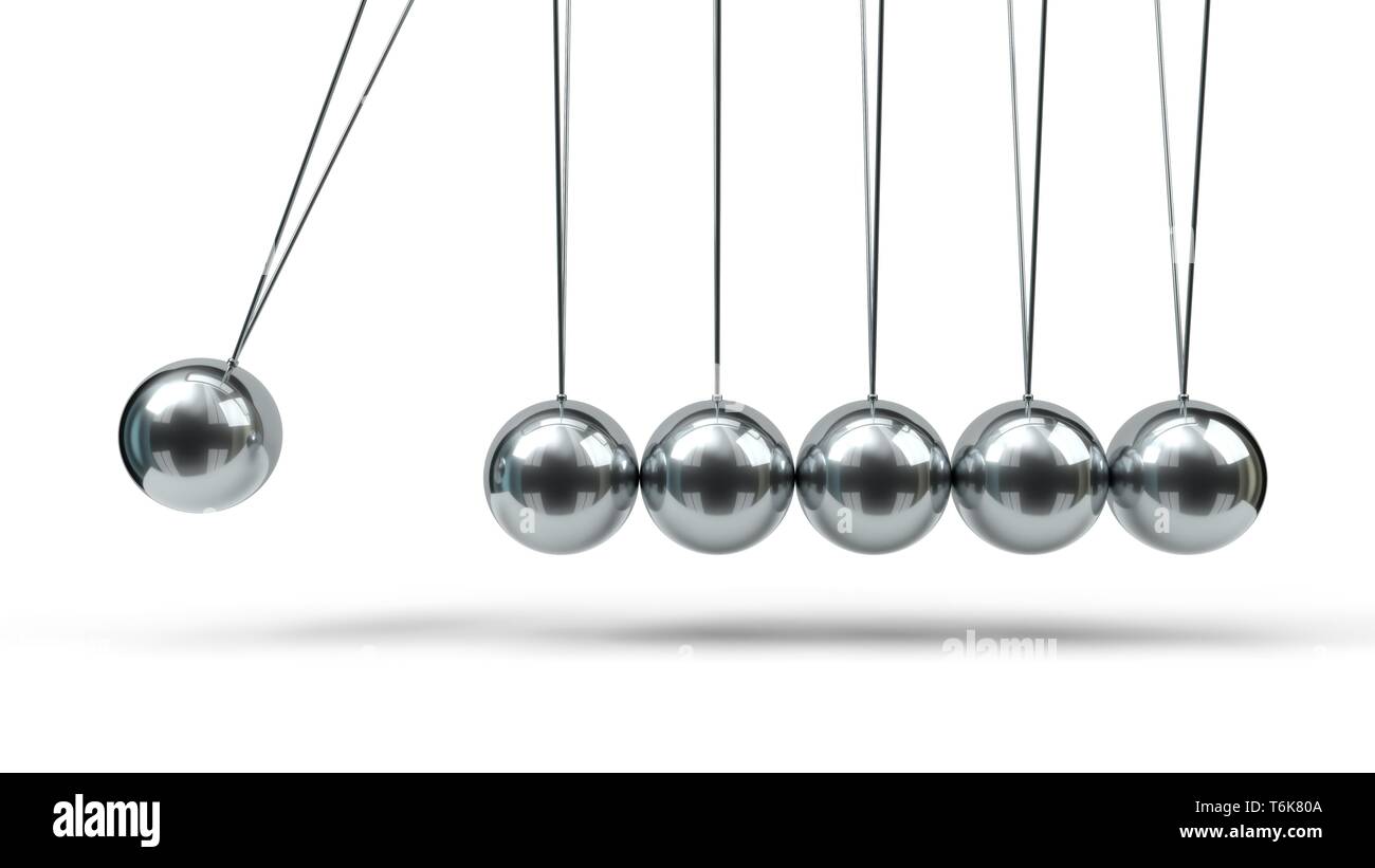 silver ball pendulum