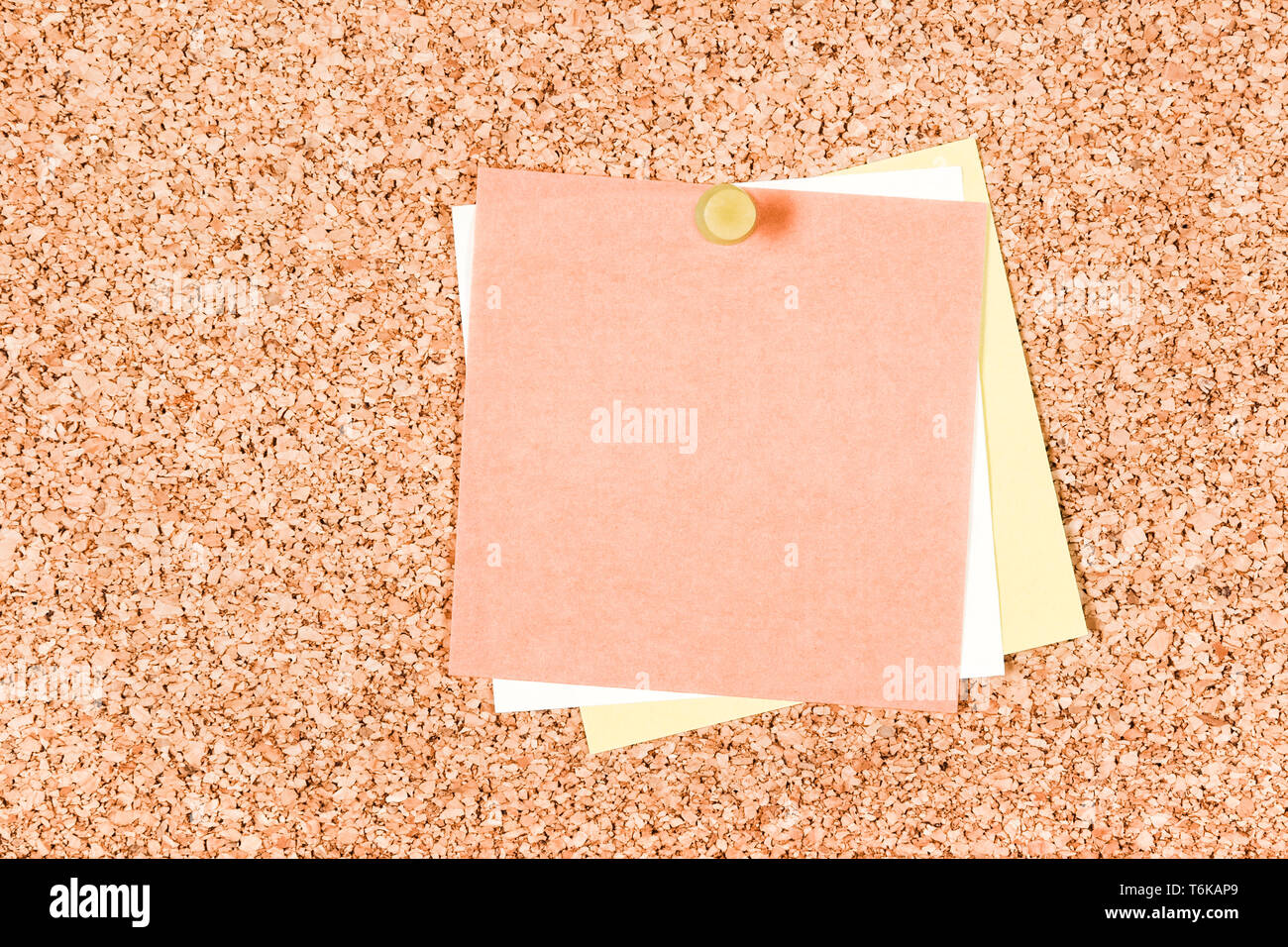 Paper pinned up hi-res stock photography and images - Alamy
