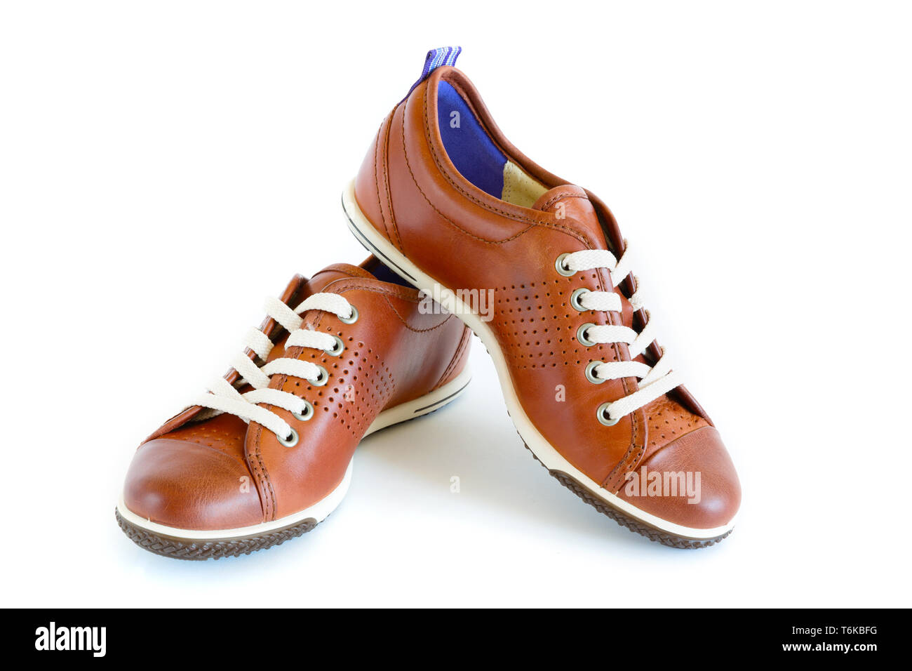 isolated unisex modern style jogging shoes Stock Photo