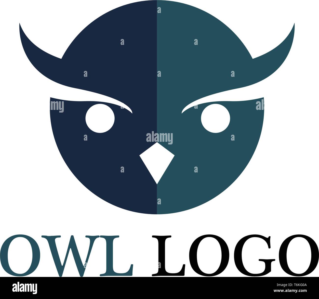 Owl head bird logo vector template Stock Vector Image & Art - Alamy