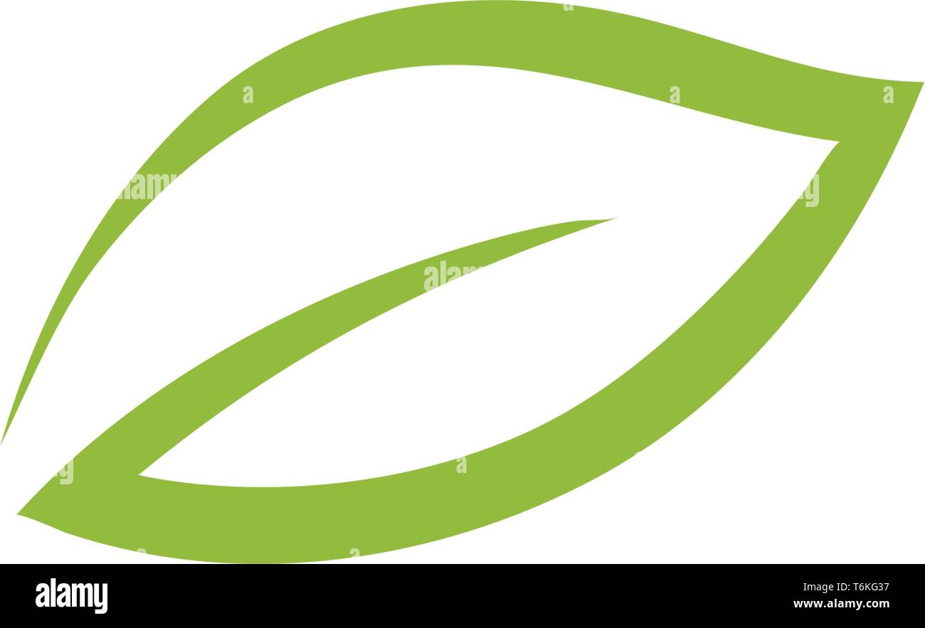 Leaf green nature logo and symbol health Stock Vector Image & Art - Alamy