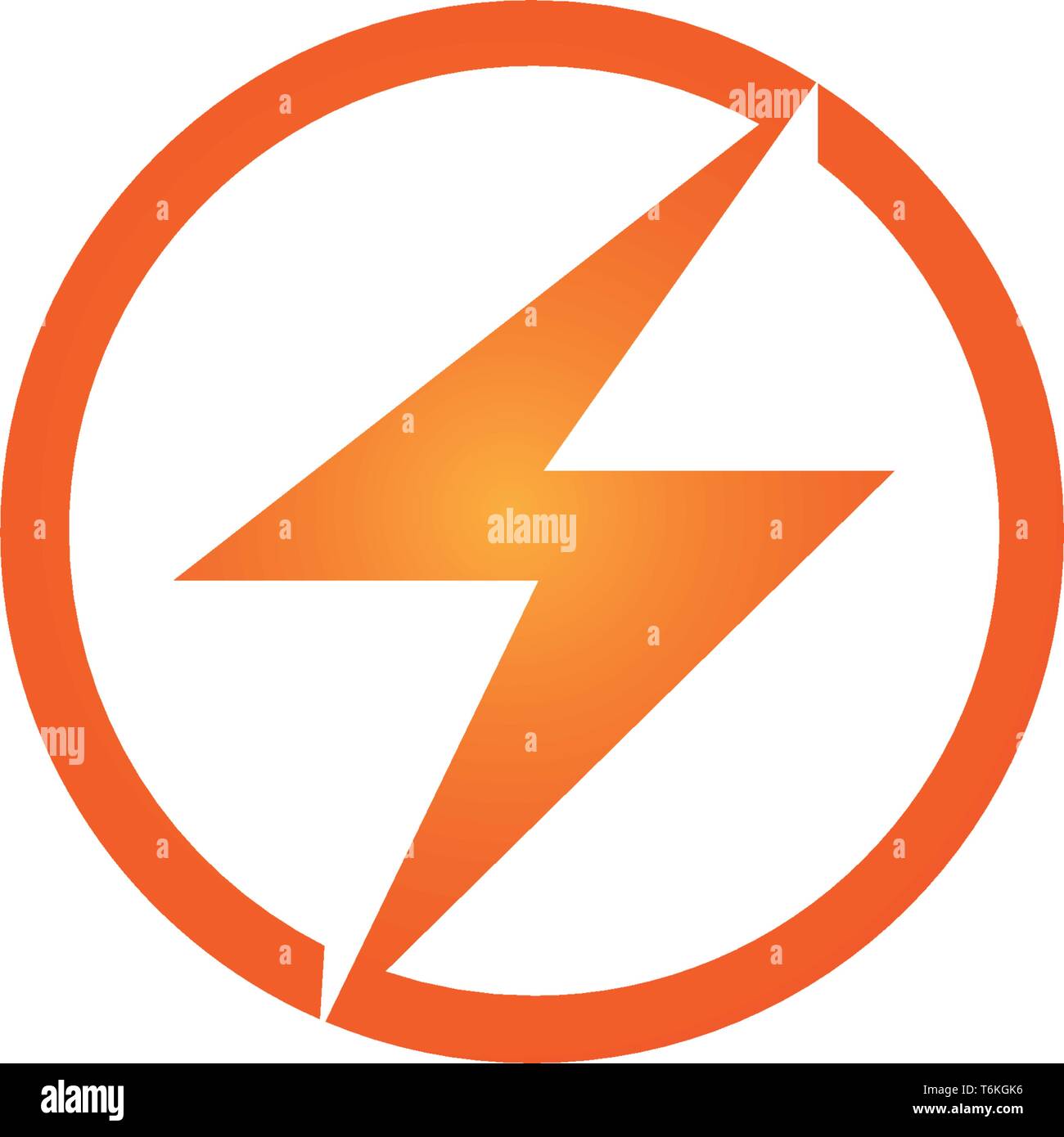 Flash Thunderbolt Template Vector Icon Illustration Stock Vector Image