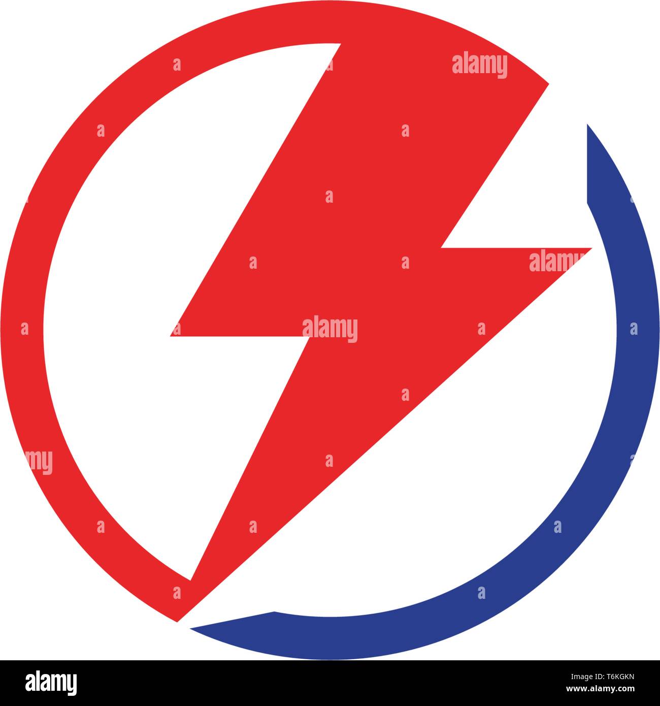 Flash thunderbolt Template vector icon illustration Stock Vector Image ...
