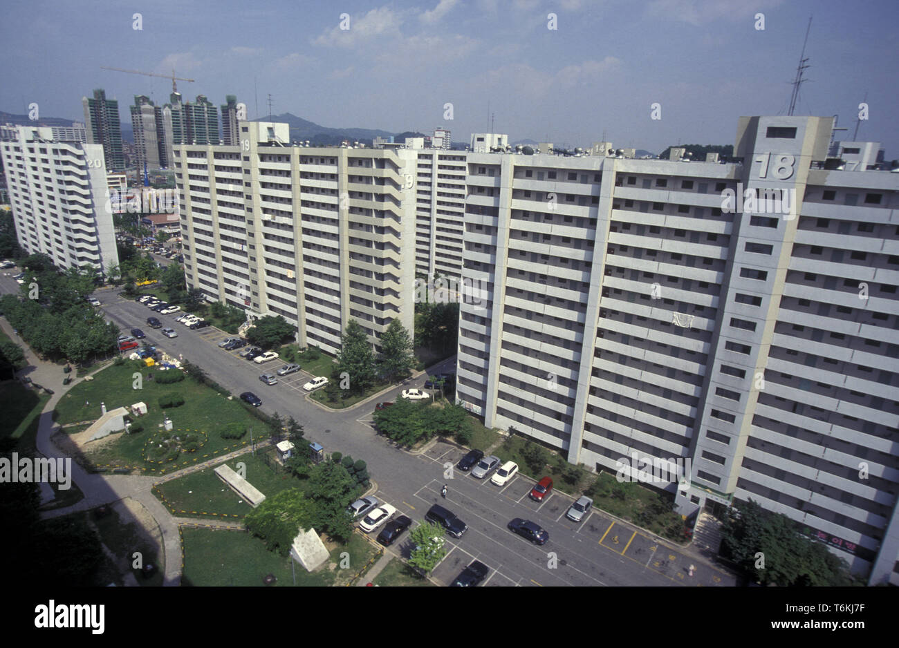 SOUTHKOREA SEOUL CITY APARTMENT HOUSE Stock Photo Alamy