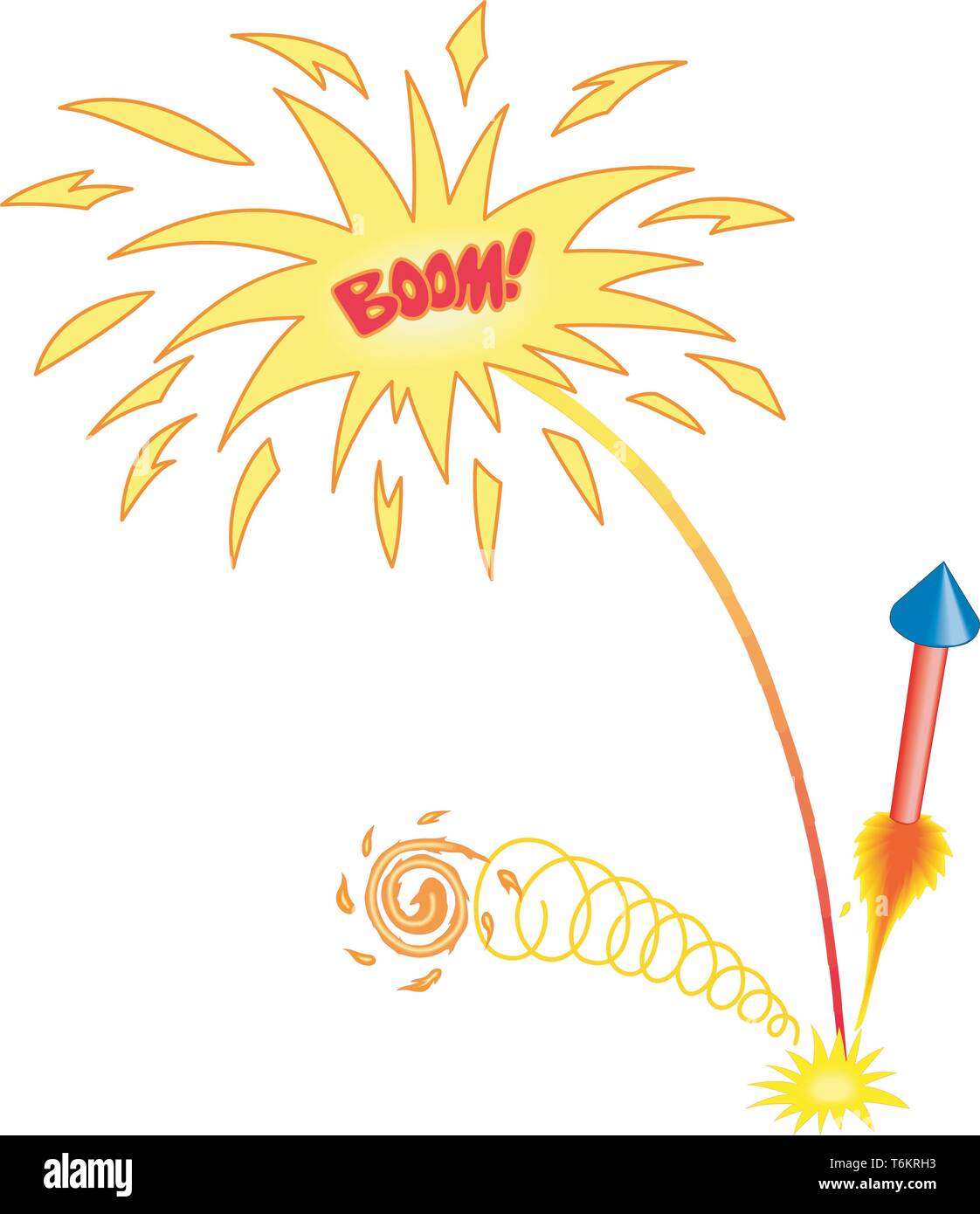 Fireworks Vector Illustration Stock Vector Image & Art - Alamy