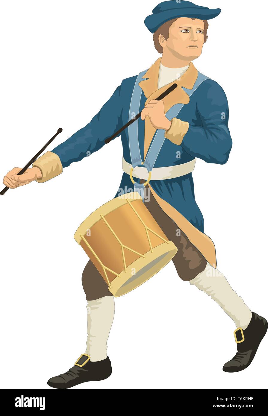 Yankee Doodle Vector Illustration Stock Vector