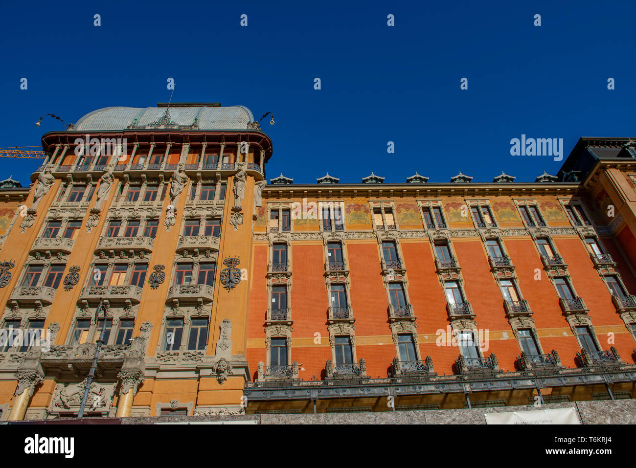 San Pellegrino Terme Italy 28 April 19 Restructuring Of An Old Luxury Hotel Holiday Place For Nobles In The Last Century Attending This Resort For Stock Photo Alamy San Pellegrino Terme Italy 28 April 19 Restructuring Of An Old Luxury Hotel Holiday Place For Nobles In The Last Century Attending This Resort For Stock Photo Alamy